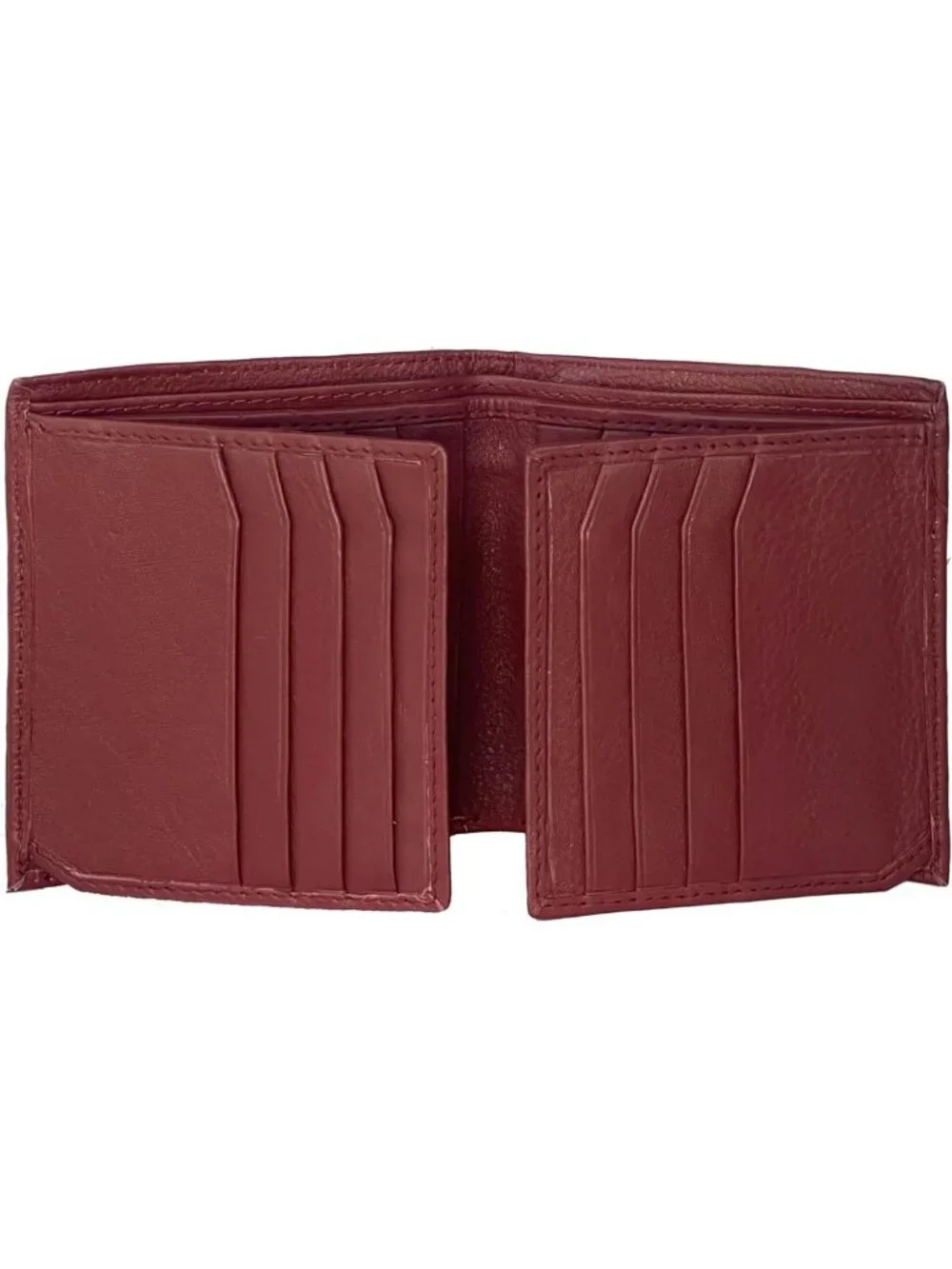 Genuine Nappa Leather RFID Bifold Wallet | Thick Dual Credit Card & ID Holder